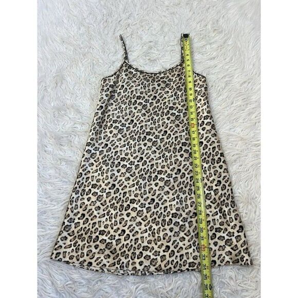 Valerie Stevens Vintage Satin Animal Print Cheers Kimono Robe & Slip Dress Med - Picture 6 of 11